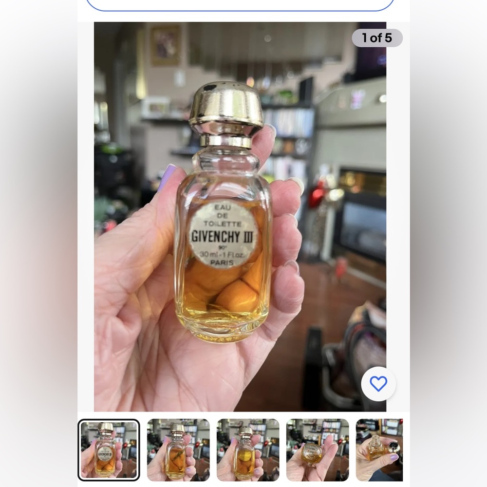 Vintage Givenchy 111 30ml EDT Splash.  90% left!  Rare & Discontinued!